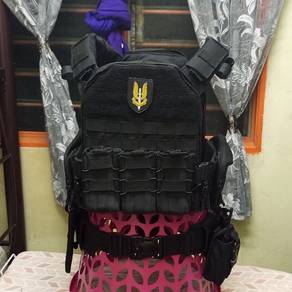 vest tactical full settup sekali belt 