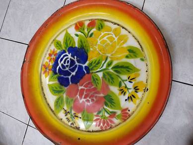 old metal plate