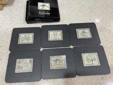 Marble Souvenir Coasters set 