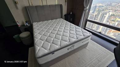 Queen Size Bed Frame + Mattress For Sale