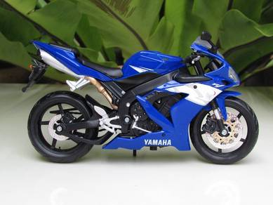 Maisto 1-12 Yamaha YZF R1 2004 Blue Motorcycle