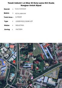 Industrial Land in Kuala Kangsar, PRK