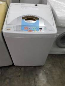 Toshiba Auto Basuh Fully 7kg Washer Recond Mesin