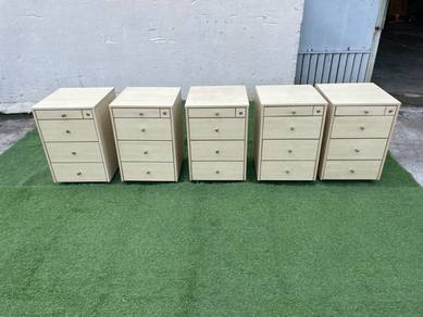 YE73N Laci Mobil 1 Tray 3 Drawer Mobile Pedestal O