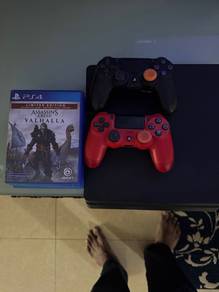 PS4 SLIM 500GB + 2 Controller + 8 game
