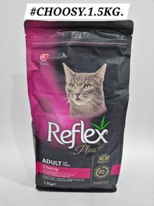 Reflex Plus Cat Food 1.5kg Adult Choosy Kucing