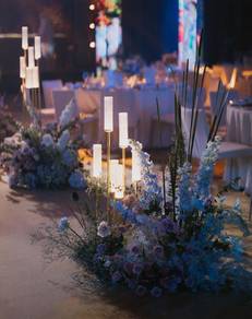 8 heads crystal light stand, wedding decoration