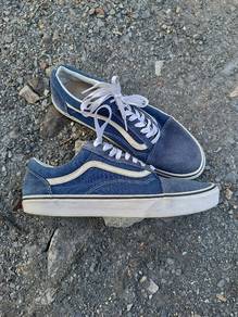 VANS Old Skool Blue Sneakers Kasut vans light blue