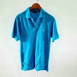 Fred Perry Blue Slim Fit Polo T-shirt