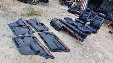 mercedes w124 original leather seat dark blue