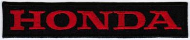 Honda Text Logo RED #TB Motor Car Racing Patch