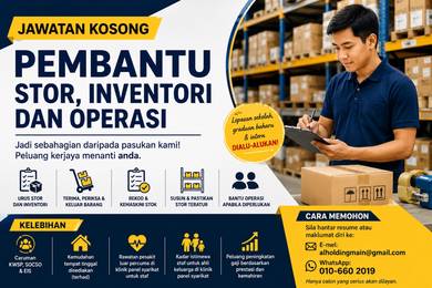 Pembantu Eksekutif stor, inventori dan operasi