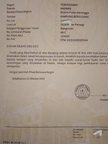 Residential Land in Marang, TRG