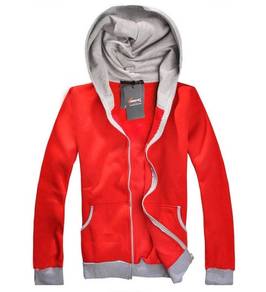 [12.12] RED HOODiE SWEATER HOODY JACKET HOODED