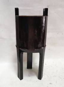 Keizuka-zukuri Wajima-nuri Tame-nuri Vase Vase Vas