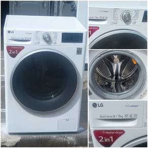 LG 2in1 front load hot washer with dryer 9/5kgs