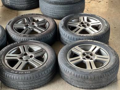 Sport Rim 14 Second Myvi SE Siap Tayar Second