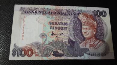 Malaysia 7th Series RM100 Ahmad Don TDLR  AL
