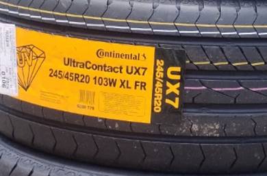 245 45 20 CONTINENTAL UX7 Tayar Tyre New 2025