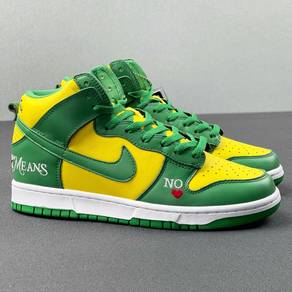 Nike SB Dunk High Supreme By Any Means Brazil Gree