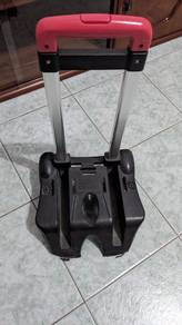 Detachable school bag trolley base