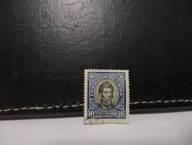 1915 Chile Stamp Founding Father