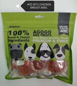 Agogo Chicken Breast 400gram Dog Treat Snack