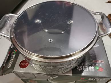 Hard anodised 24cm pot