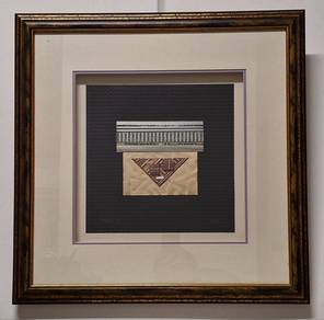 Fortune II (Black)Abstract Mixed Media by Joy Broe