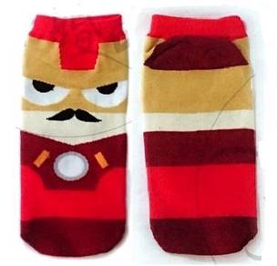 IRON MAN MARVEL DC SUPERHERO CARTOON SOCKs 🔥