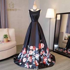 Floral prom dinner wedding bridal dress RBP0197