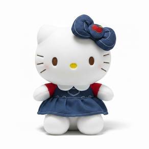 23cm Kawaii  Hello Kitty Denim Series Plush Toy