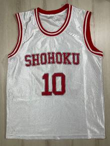 Slam Dunk Shohoku #10 White Singlet #AB Used