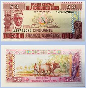 Guinea 50 francs 1985 - Pick P29   unc