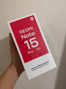 Brand New Xiaomi Redmi Note 15 Pro 5G (Sealed Box)