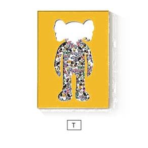 KAWS Decorative Painting, Gold Frame, [ T ]