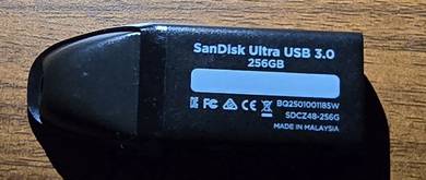 SanDisk Ultra USB 3.0 256GB Flash Drive
