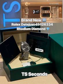 Rolex Datejust 41mm Jubilee Bracelet Grey Diamond