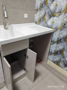 Custom honeycomb aluminum laundry cabinet unit wit