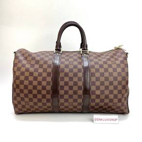 Preloved LV Damier Ebene Keepall 45 GHW
