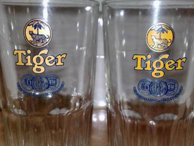 Cawan tiger beer glass cup