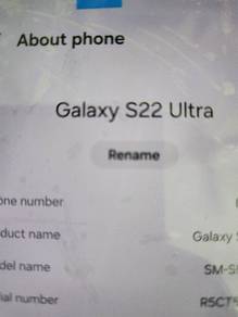 Samsung S22 ultra 12G/256G