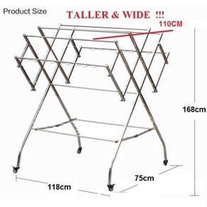 Stainless Steel Cloth Hanger Rack Ceiling Rack