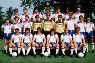 Rare jersey ENGLAND HOME 1981/1982 WORLD CUP
