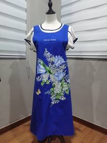 Vintage luxury HANAE MORI apron S to L 1863