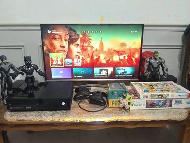 xbox one 500gb + tv samsung 32inci