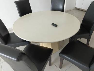 Premium Round Marble Dining Table
