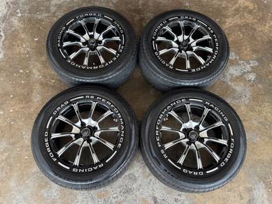 Rim second 15 RS JP racing siap tayar myvi vios Gm