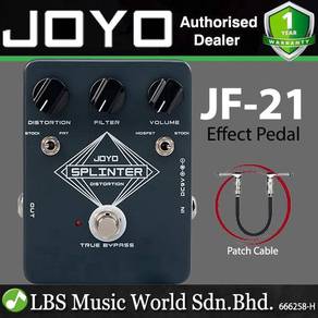 Joyo JF-21 Splinter Distortion True Bypass Pedal f