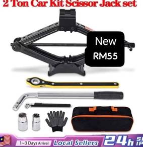2 Ton Car Kit Scissor Jack Sit